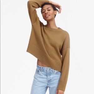 Everlane Soft Cotton Square Crew in Ochre